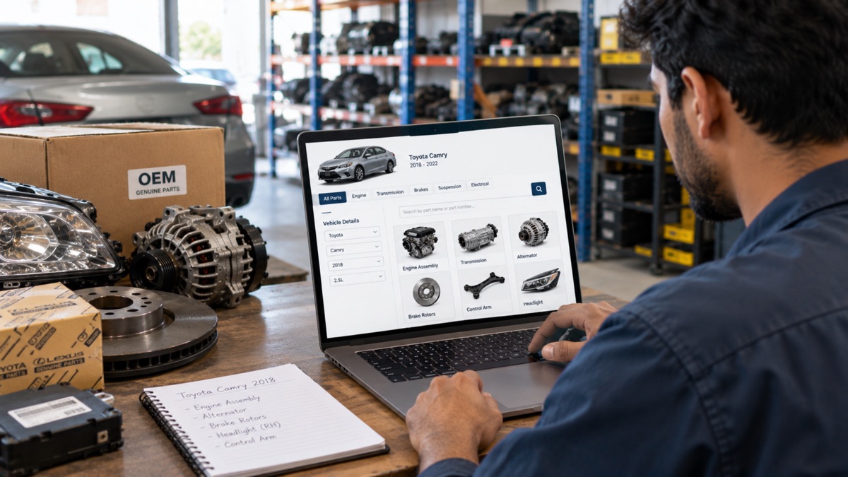 How to Request Hard to Find Car Parts and Used OEM Parts by Vehicle Details
