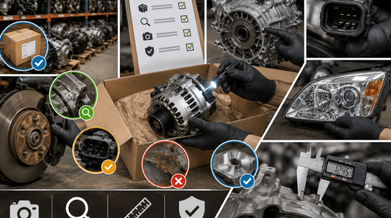 Inspect Used Parts Checklist